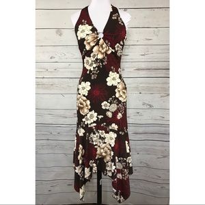 Charlotte Russe Halter Dress shark bite Med.